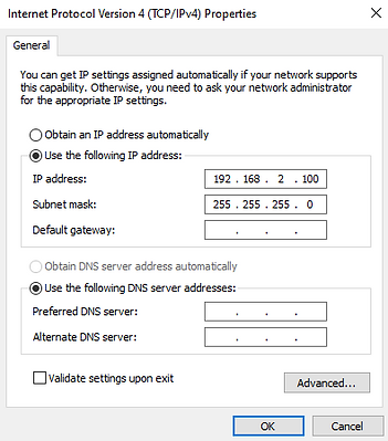 IP Address Settings