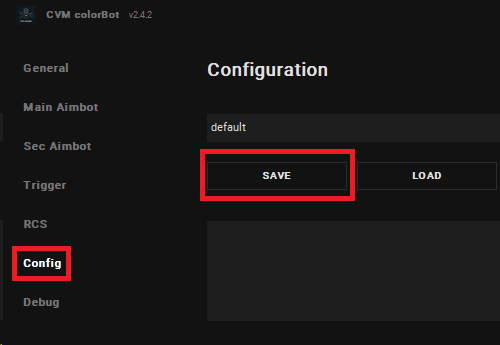 Save Config