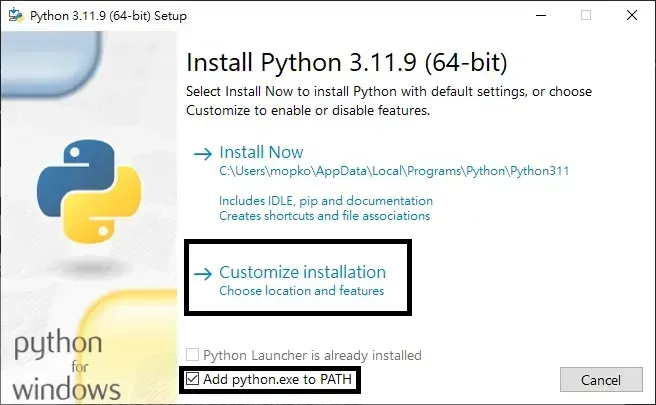Customize and PATH
